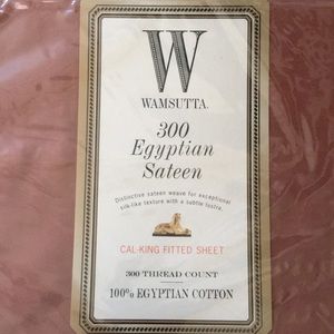 Wamsutta 300 Sateen Cal-King Fitted Sheet Canyon